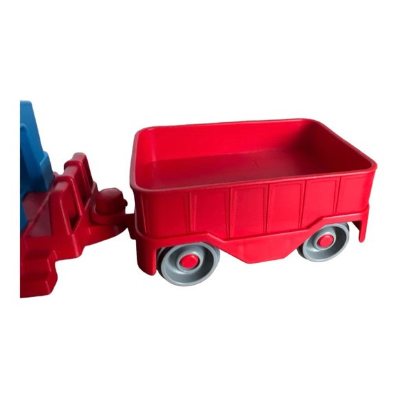 Green Toys 3- Pc Red & Blue Train Playset - Picture 6 of 11